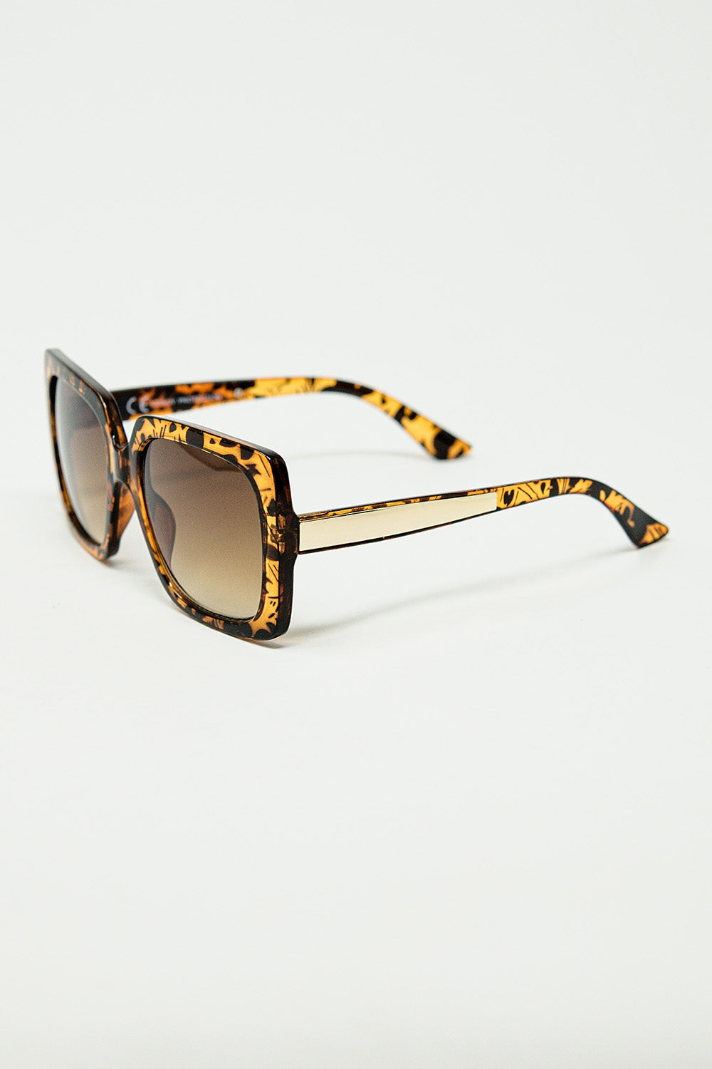 animal print square frame sunglasses Q2  BoutiqueLua