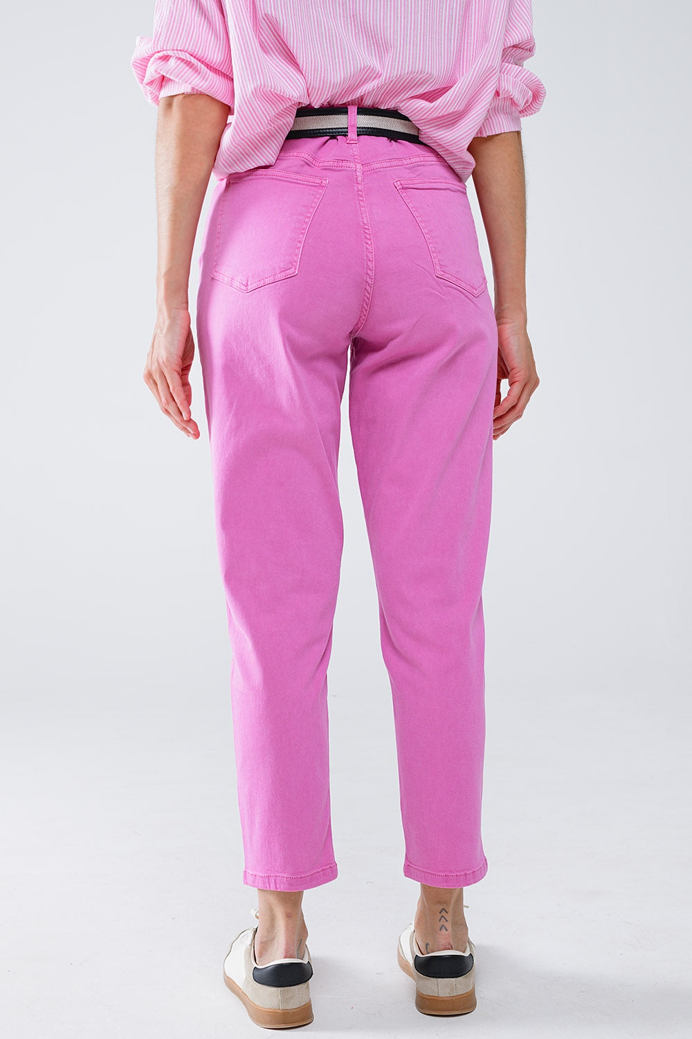 Ankle skinny Basic Jeans in pink Q2 Jeans BoutiqueLua