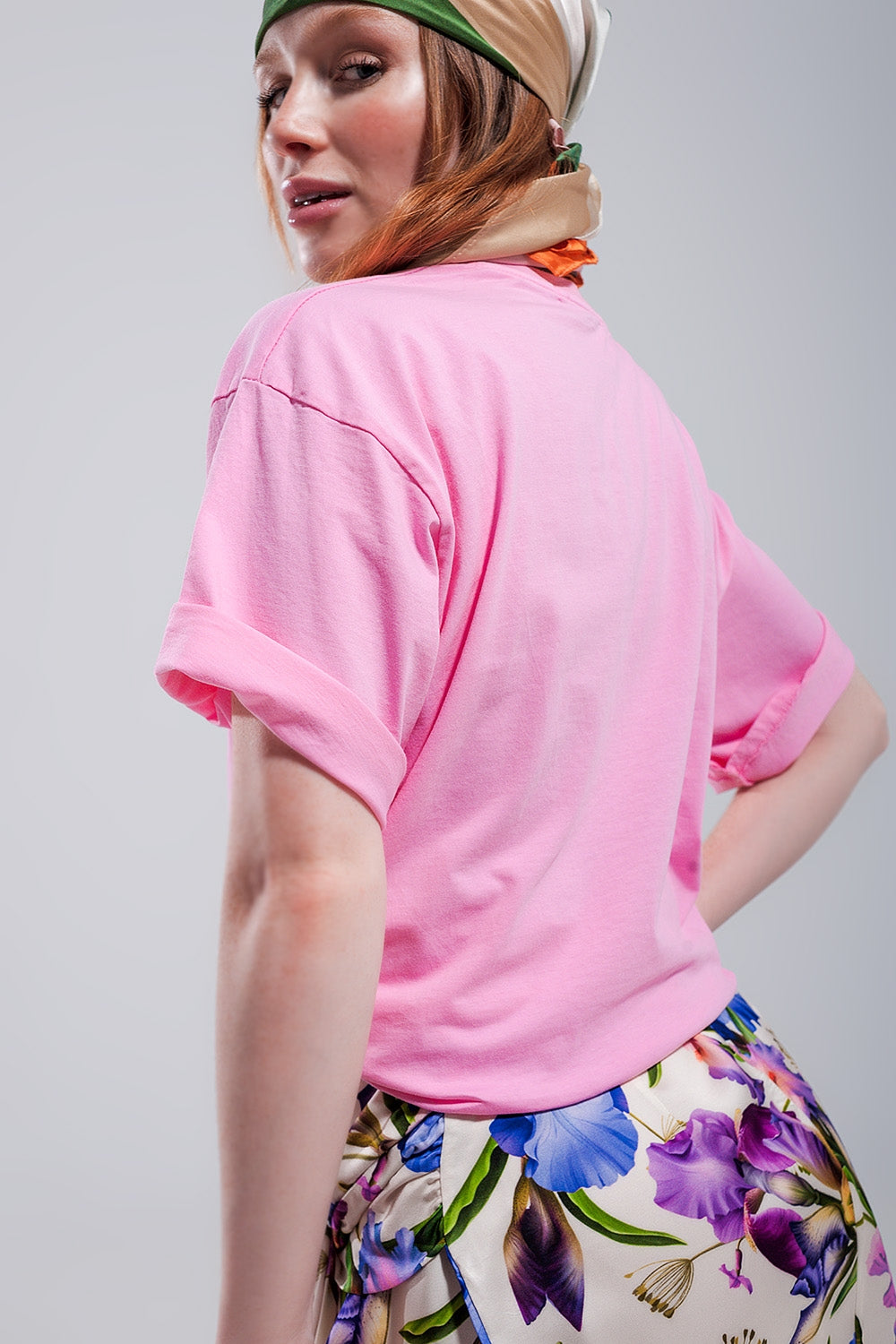 Beverly Hills t shirt in pink Q2 Tops BoutiqueLua