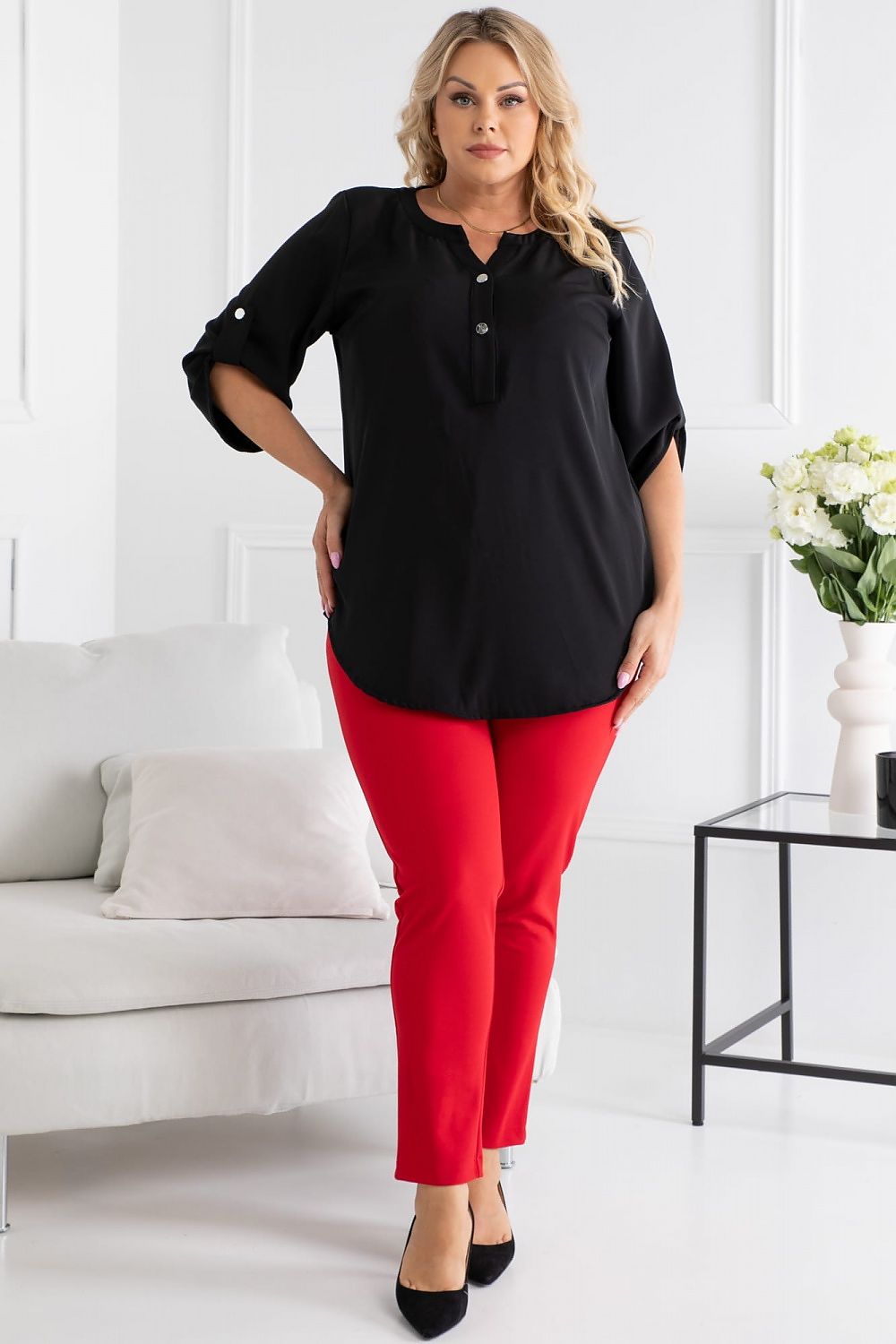 Plus size blouse