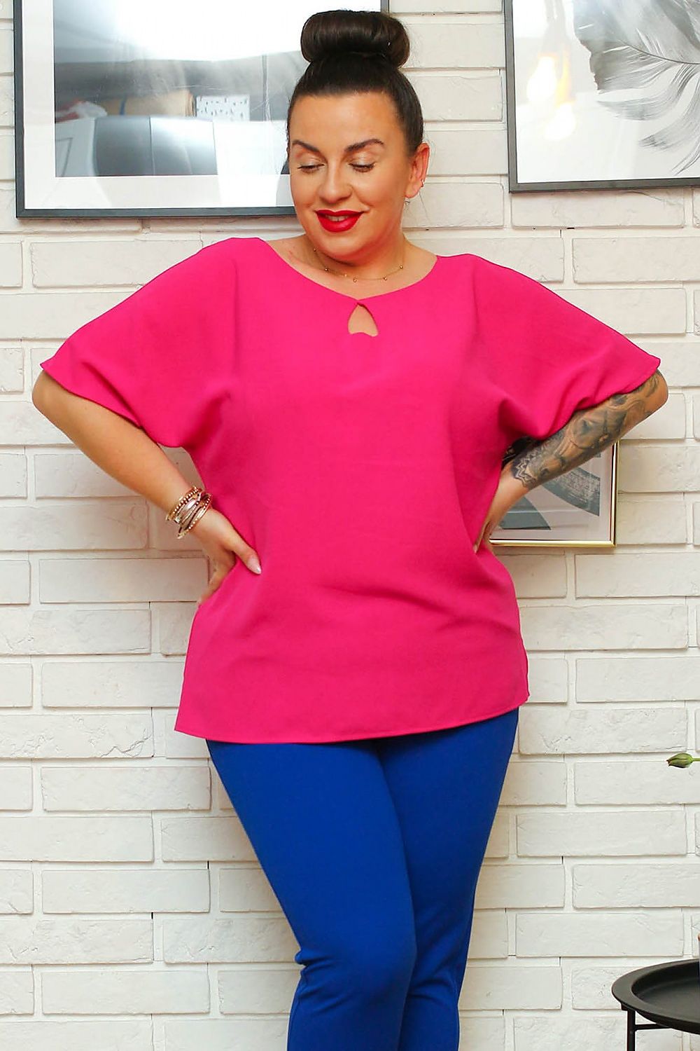 Plus size blouse