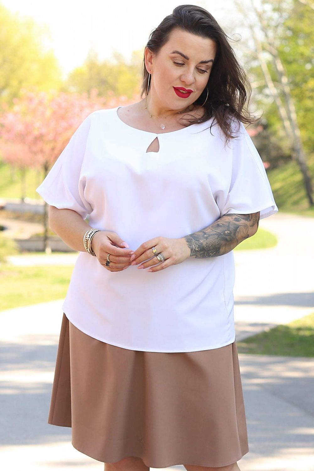 Plus size blouse