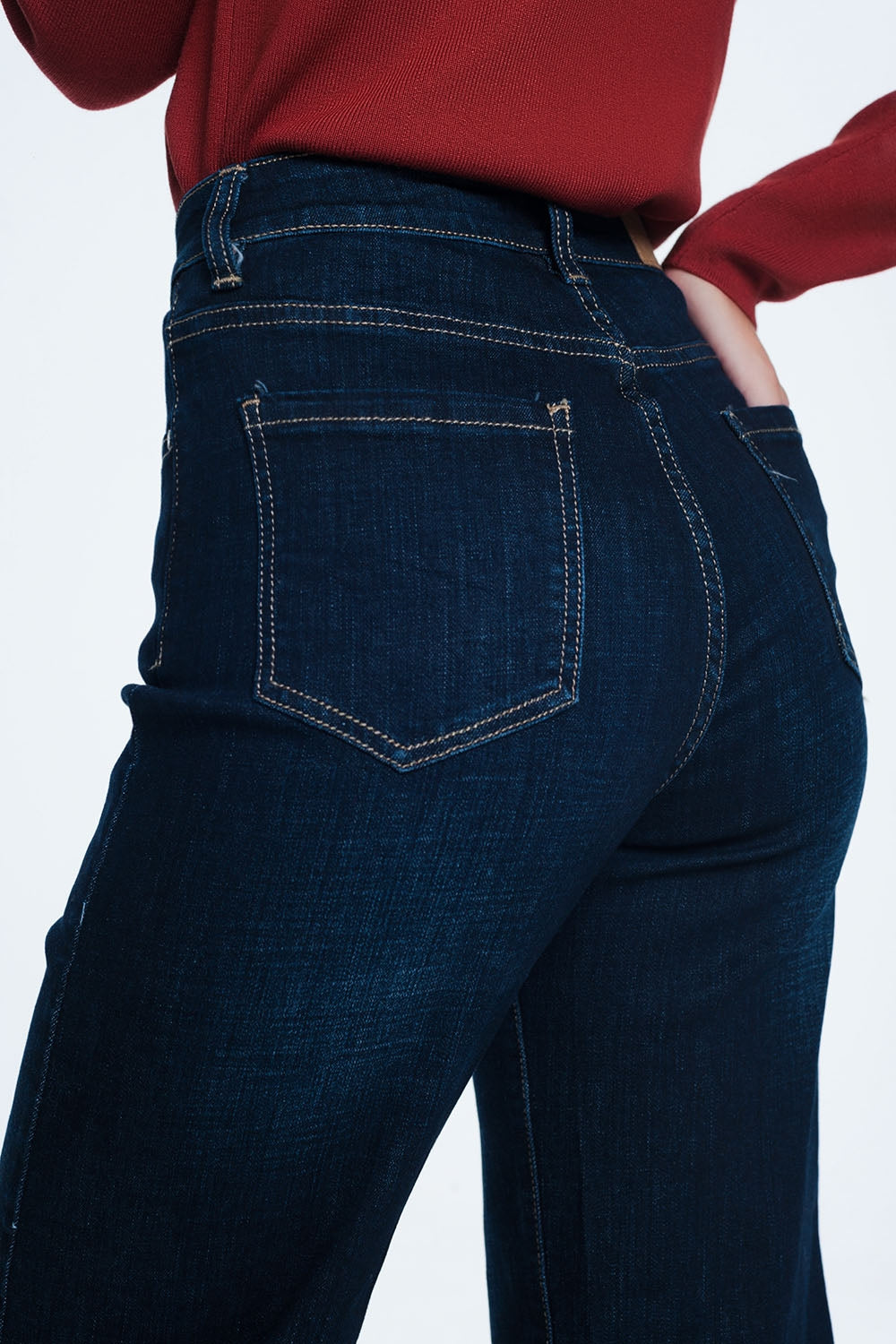 Dark blue mom jeans Q2 Jeans BoutiqueLua