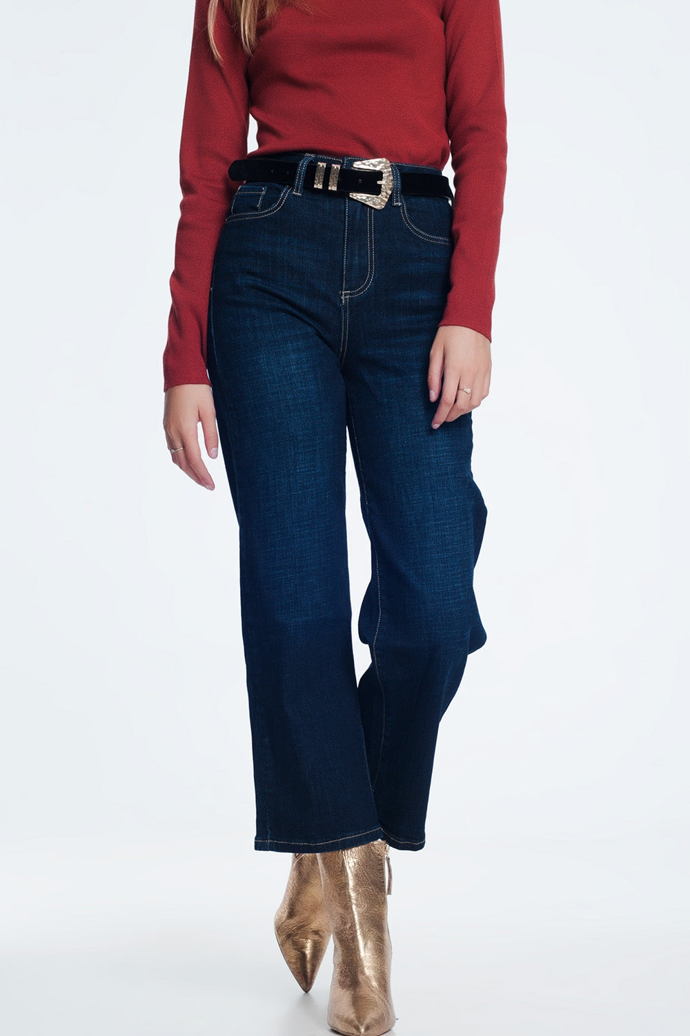 Dark blue mom jeans Q2 Jeans BoutiqueLua