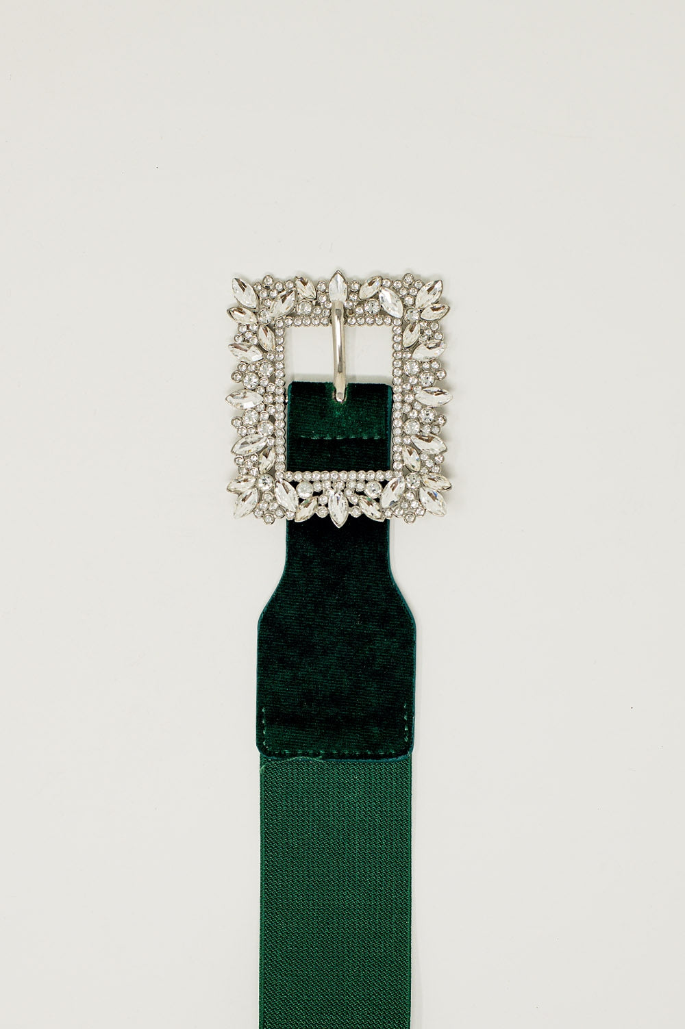 Green Belt with rhinestones and adjustable elastic Q2 Accessories BoutiqueLua