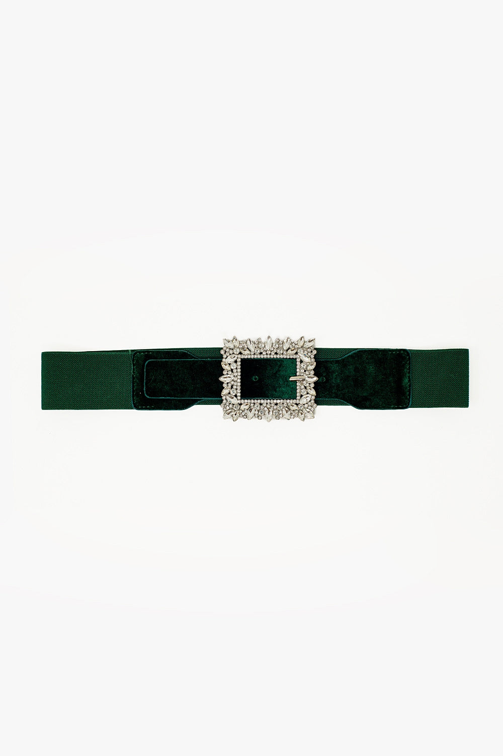 Green Belt with rhinestones and adjustable elastic Q2 Accessories BoutiqueLua