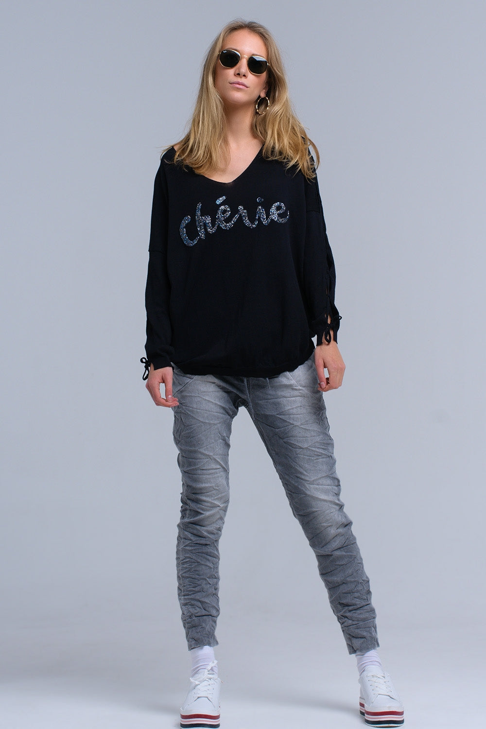 Jogger gray jeans Q2 Jeans BoutiqueLua