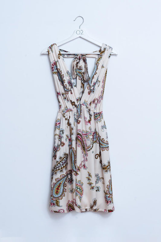 Q2 Mini sundress in paisley floral