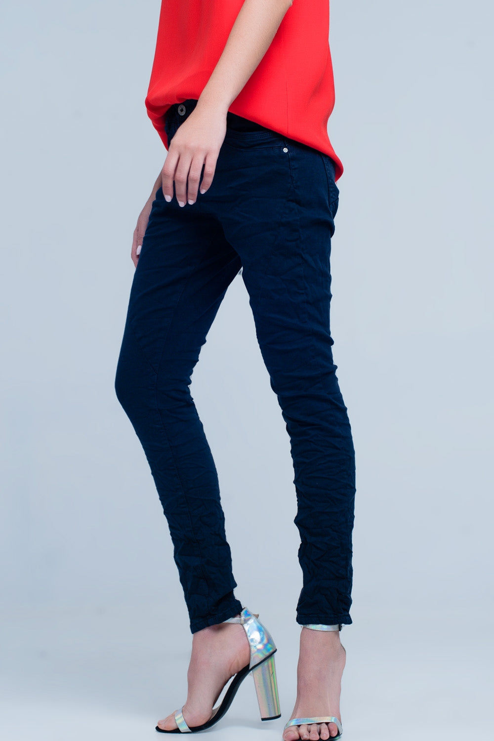 Original boyfriend jeans in navy Q2 Jeans BoutiqueLua