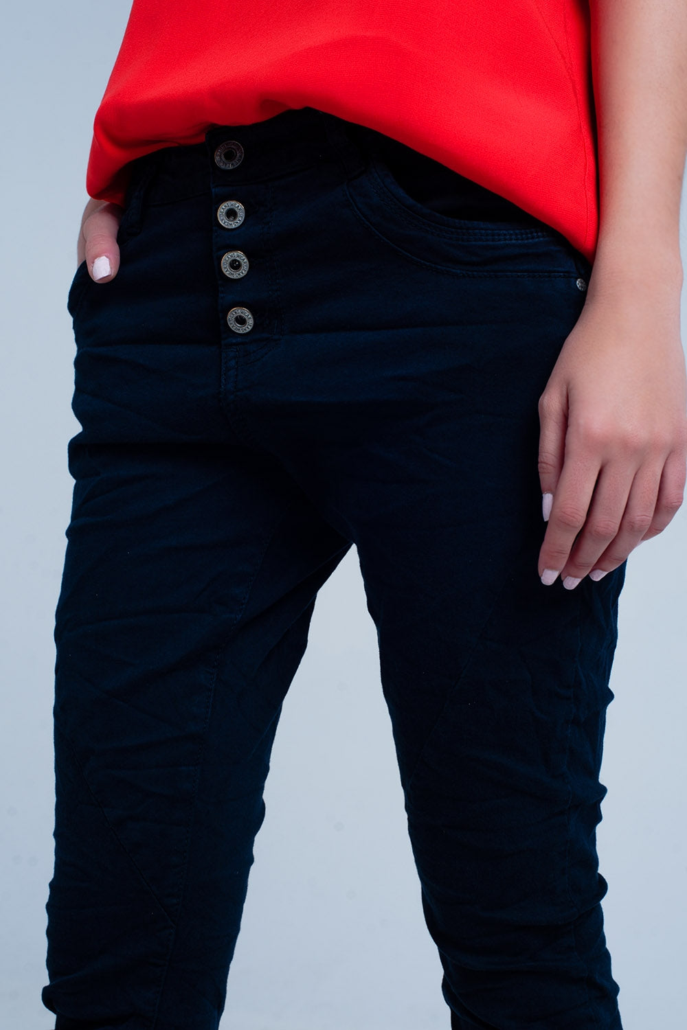 Original boyfriend jeans in navy Q2 Jeans BoutiqueLua