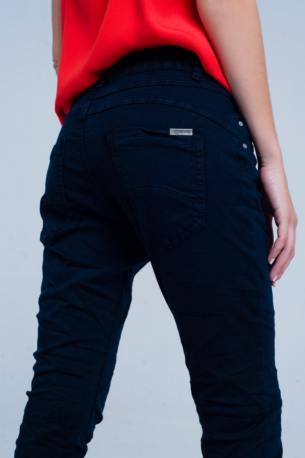 Original boyfriend jeans in navy Q2 Jeans BoutiqueLua