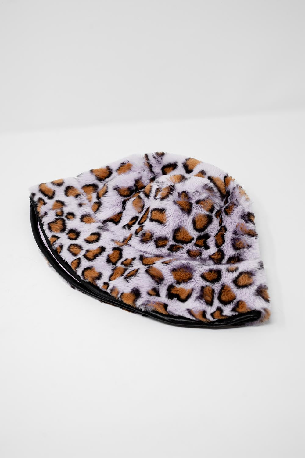 Purple bucket hat in animal print Q2 Hats BoutiqueLua