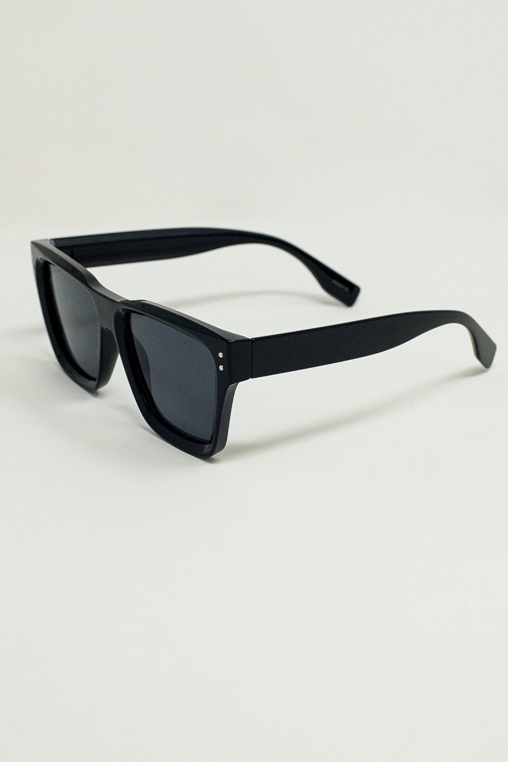 Square Chunky Black Sunglasses Q2 Sunglasses BoutiqueLua