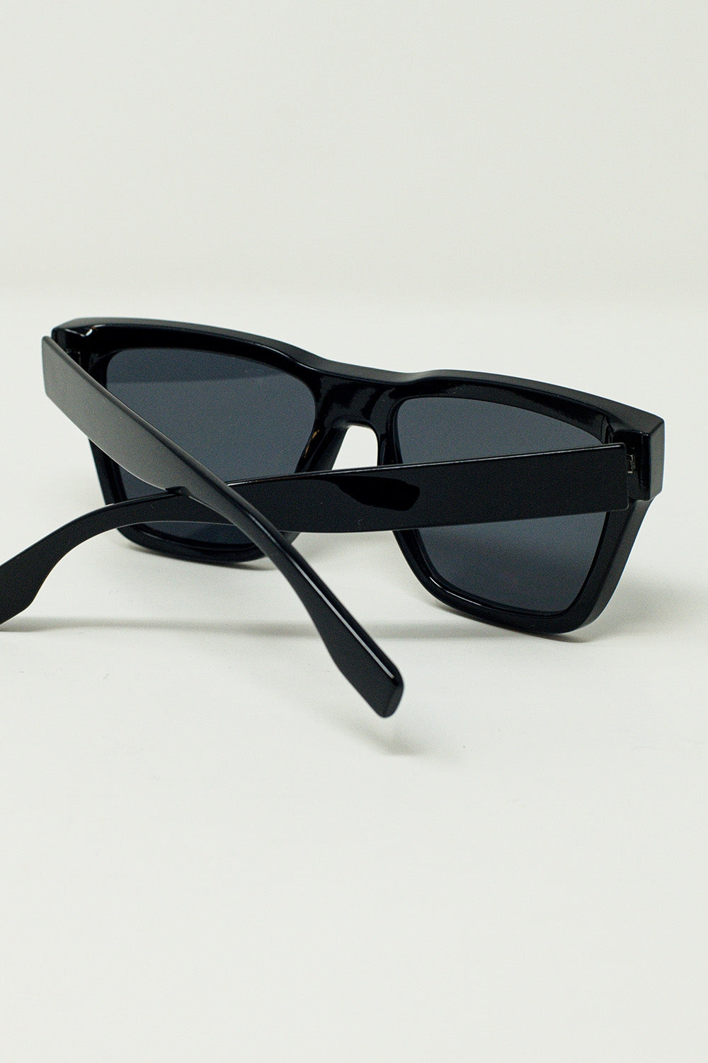 Square Chunky Black Sunglasses Q2 Sunglasses BoutiqueLua