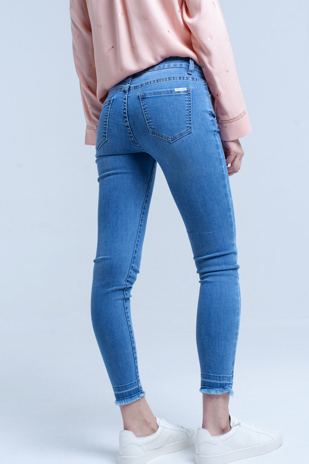 Two tone denim jean Q2 Jeans BoutiqueLua