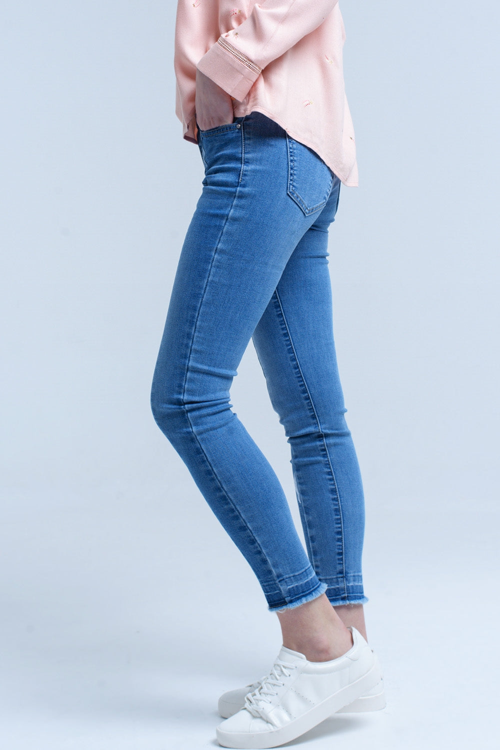 Two tone denim jean Q2 Jeans BoutiqueLua