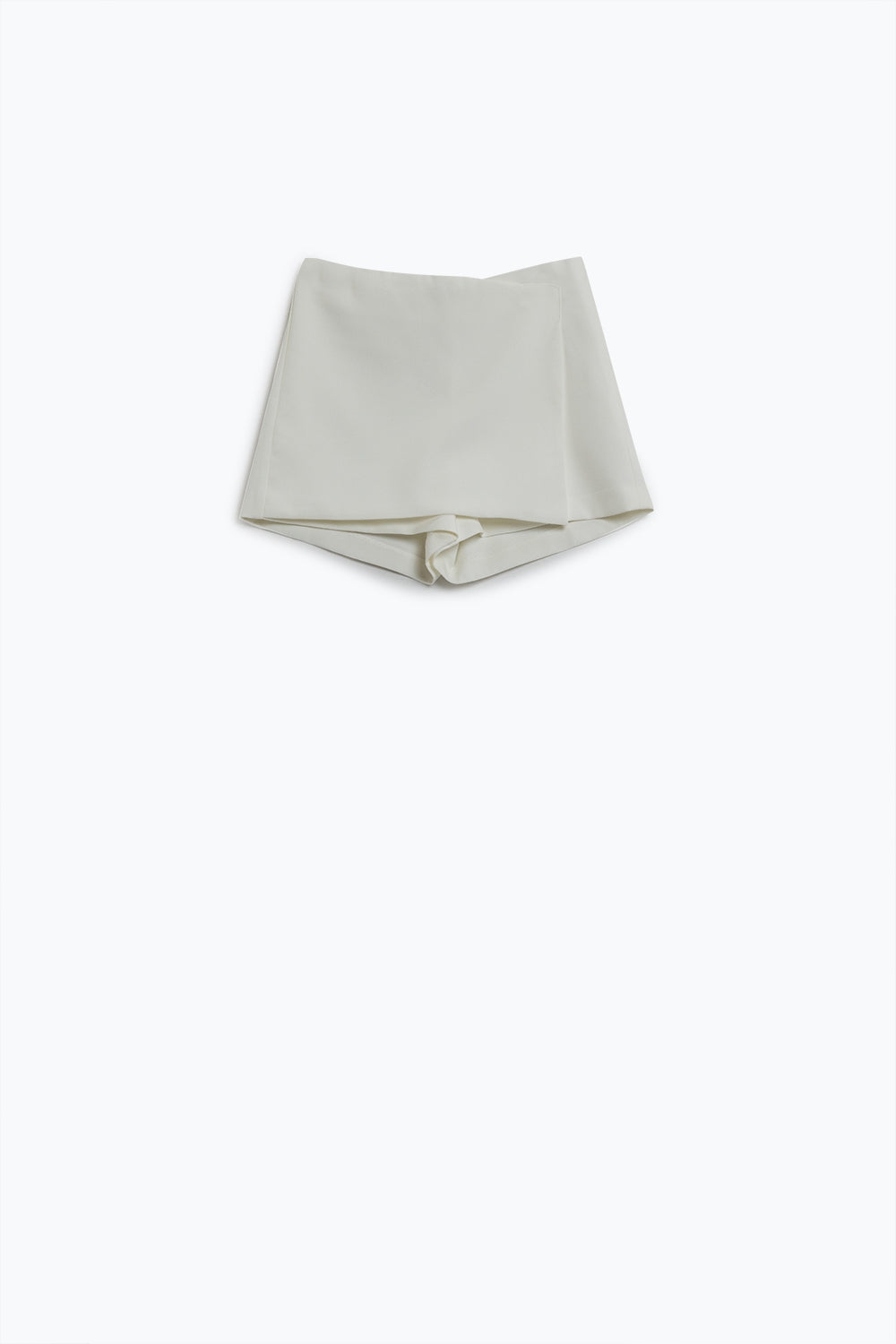 Wrap Mini Skort in White Q2 Pants BoutiqueLua